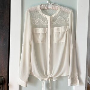 Candies women’s button-up blouse